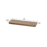 Vægbræt Acacia Drift Brown 60 cm - Massiv Træ 