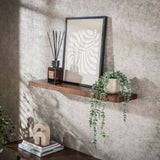 Wandplank Noa 90 cm - Acaciahout Drift Brown