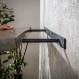 Vægbræt Noa 90 cm - Akaciahout Drift Brown 