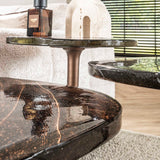Sidebord Copper Glow M – Antik Kobber, 50x42x55 cm 