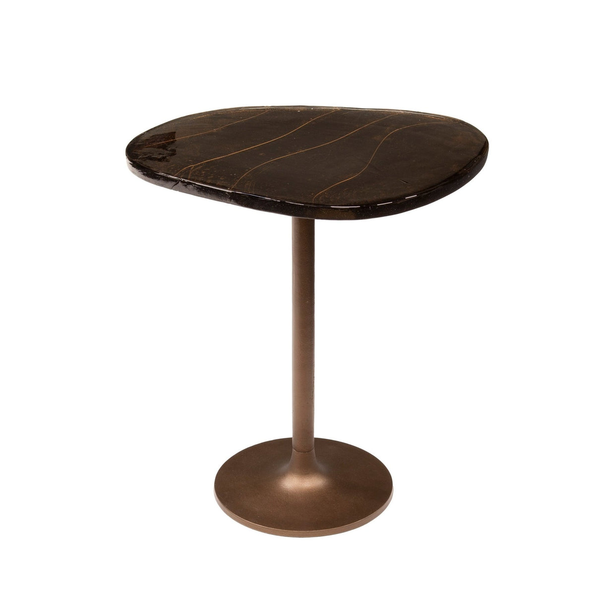 Sidebord Copper Glow M – Antik Kobber, 50x42x55 cm 