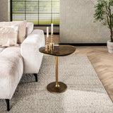 Sidebord Aurora M - Antik Guld 50x55 cm 