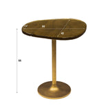 Sidebord Aurora M - Antik Guld 50x55 cm 