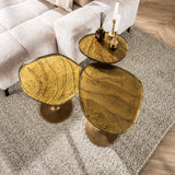 Sidebord Aurum S - Antiqu Gold Metal (53x42x50 cm) 