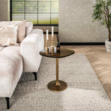 Sidebord Aurum S - Antiqu Gold Metal (53x42x50 cm) 