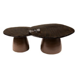 Stuebordssæt Aurora antik kobber - sæt af 2 