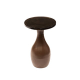 Sidebord Vesta dråbeform - Antik kobber - 30x30x45 cm 