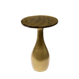 Sidebord Dråbe M - Antik Guld 40x60 cm 