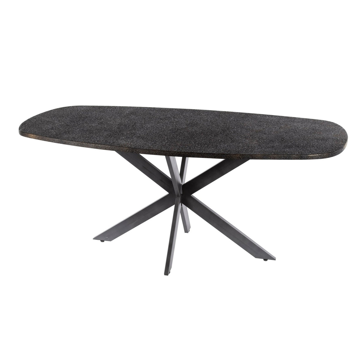 Spisebord Jax Dansk Oval 215 cm - Grå Metallic 