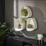 Wall Rack Zaya Organic Marble Composite