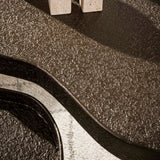 Kontur nyreformede sofaborde sæt bronze flydende metal 