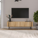 Herman tv-meubel Sapphire eikenlook 160 cm Gemelamineerd houtcomposiet