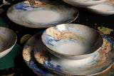 GBSATN24KY4101615 Hvid Blå Guld 100% PORCELÆN
