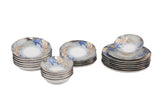 GBSATN24KY4101615 Hvid Blå Guld 100% PORCELÆN