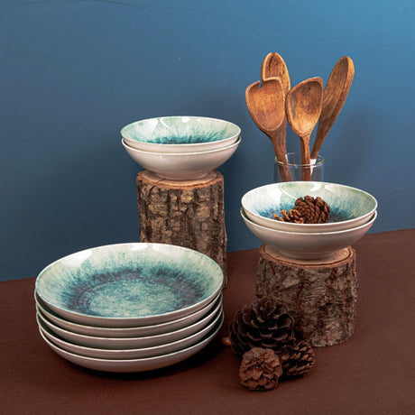 GBSATN18KY1E1657 Hvid Blå 100% PORCELÆN