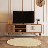TV-møbel Exxen Eg Hvid Melamin 150x52x34 cm