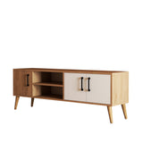 TV-møbel Exxen Eg Hvid Melamin 150x52x34 cm