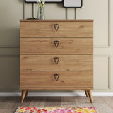 Kommode Versa Eg Melamin 80x90,8x45 cm