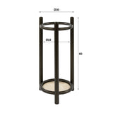 Senna Paraply Stand Round Drift brun