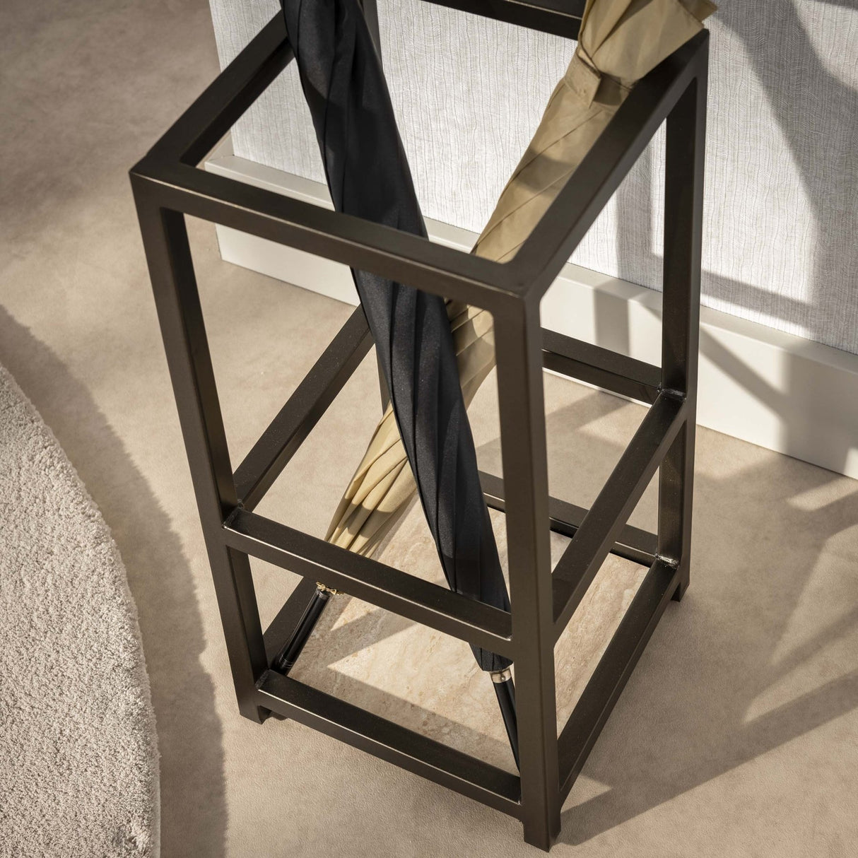 Sable Paraplubakke firkant Drift Brun H53 cm 