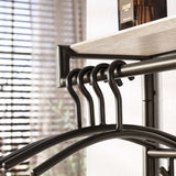 Kapstok Alto High Travertine 3x7 kroge 