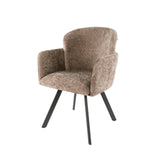 Sæt med 2 spisebordsstole Linea Hoven Rich Champagne 