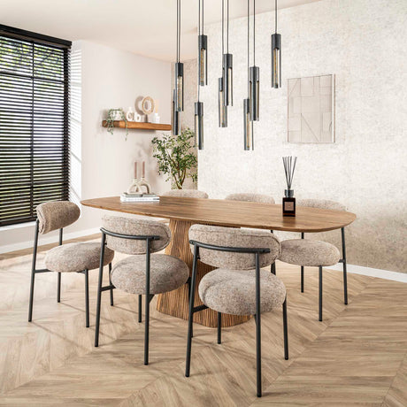 Set van 2 eetkamerstoelen Aero Tissee Cargo zand