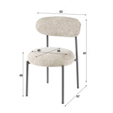 Set van 2 eetkamerstoelen Aero Tissee Cargo zand