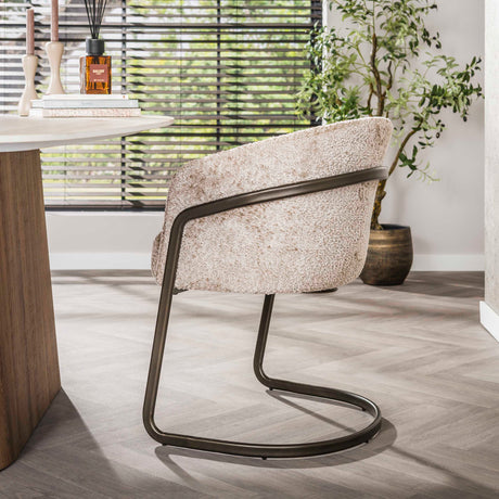 Sæt med 2 spisestuestole Reno Alura sand 