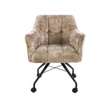 Sæt med 2 spisebordsstole Tova Alura sand 