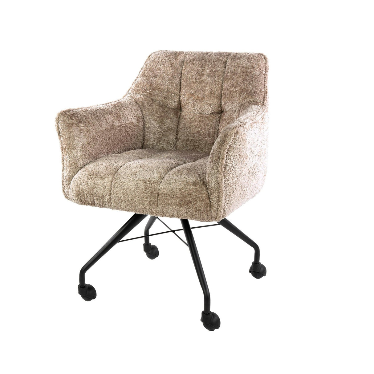 Sæt med 2 spisebordsstole Tova Alura sand 