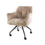 Sæt med 2 spisebordsstole Tova Alura sand 