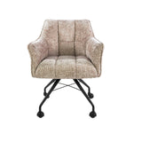 Sæt med 2 spisestole Hoven rich sand elegant 