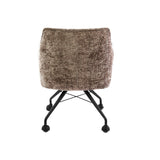 Sæt med 2 spisestuestole Hoven Rich Champagne polstret 