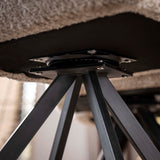 Draaibare Eetkamerstoel Lino Chenille Hoven Groen