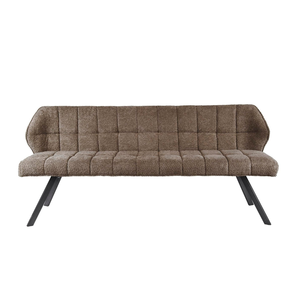 Spisebordsbænk Lino Bouclé Stof Taupe 180 cm Ternet 