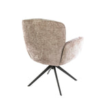 Sæt med 2 spisebordsstole Savona drejelig Hoven rich sand 