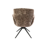 Sæt med 2 spisestuestole Milano drejelig Hoven rig champagne 