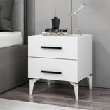 Sengebord Bar Hvid Melamin 50x56x47 cm