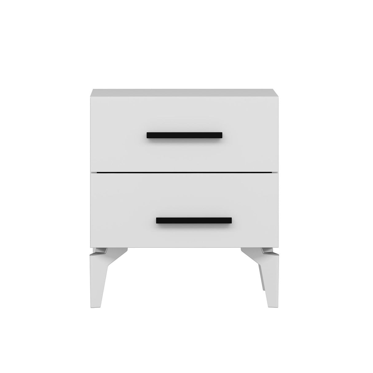 Sengebord Bar Hvid Melamin 50x56x47 cm