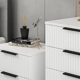 Kommode Bar Hvid Melamin 72x77x42 cm