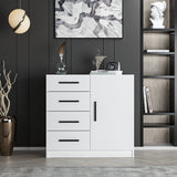 Kommode Bar Hvid Melamin 90x85x47 cm