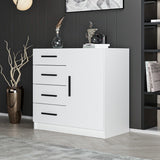 Kommode Bar Hvid Melamin 90x85x47 cm