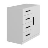 Kommode Bar Hvid Melamin 90x85x47 cm