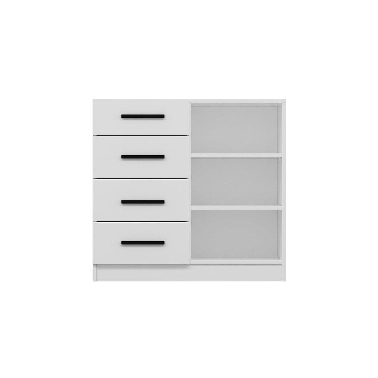 Kommode Bar Hvid Melamin 90x85x47 cm
