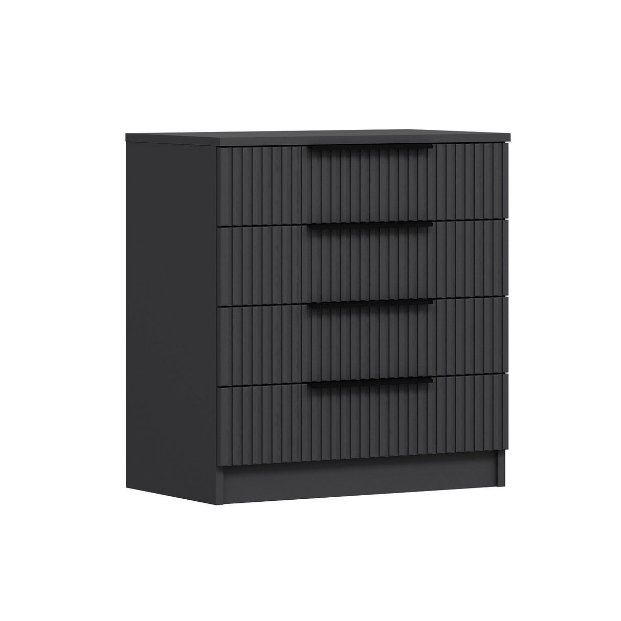 Ladekasten - Ladekast Kale Antraciet Melamine 72x77x42 cm - Dimehouse