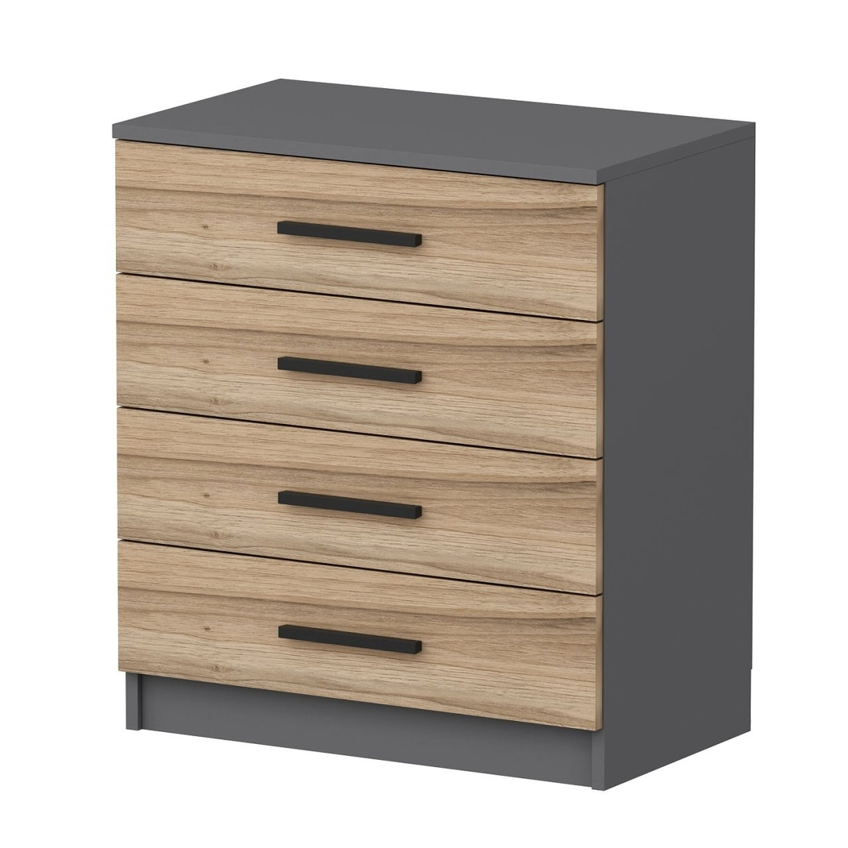 Ladekasten - Ladekast Kale Walnoot Melamine 70x42x79 cm - Dimehouse