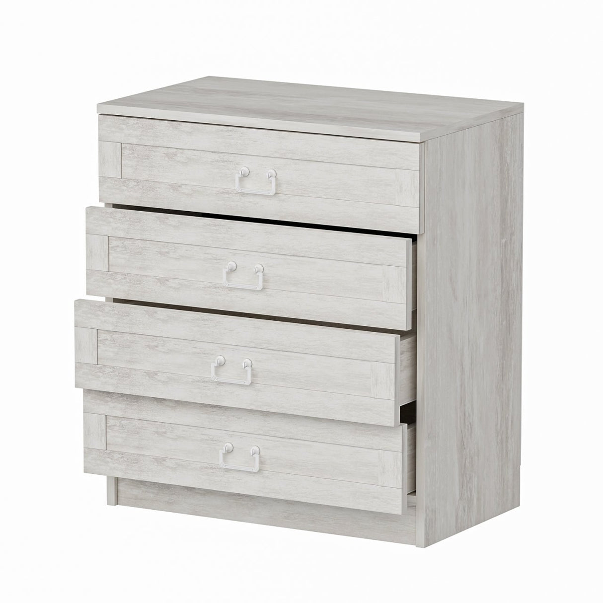 Kommode Bar Hvid Melamin 72x42x77 cm