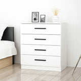 Ladekasten - Ladekast Kale Wit Melamine 70x42x79 cm - Dimehouse