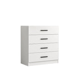 Ladekasten - Ladekast Kale TV Wit Melamine 90x100x47 cm - Dimehouse